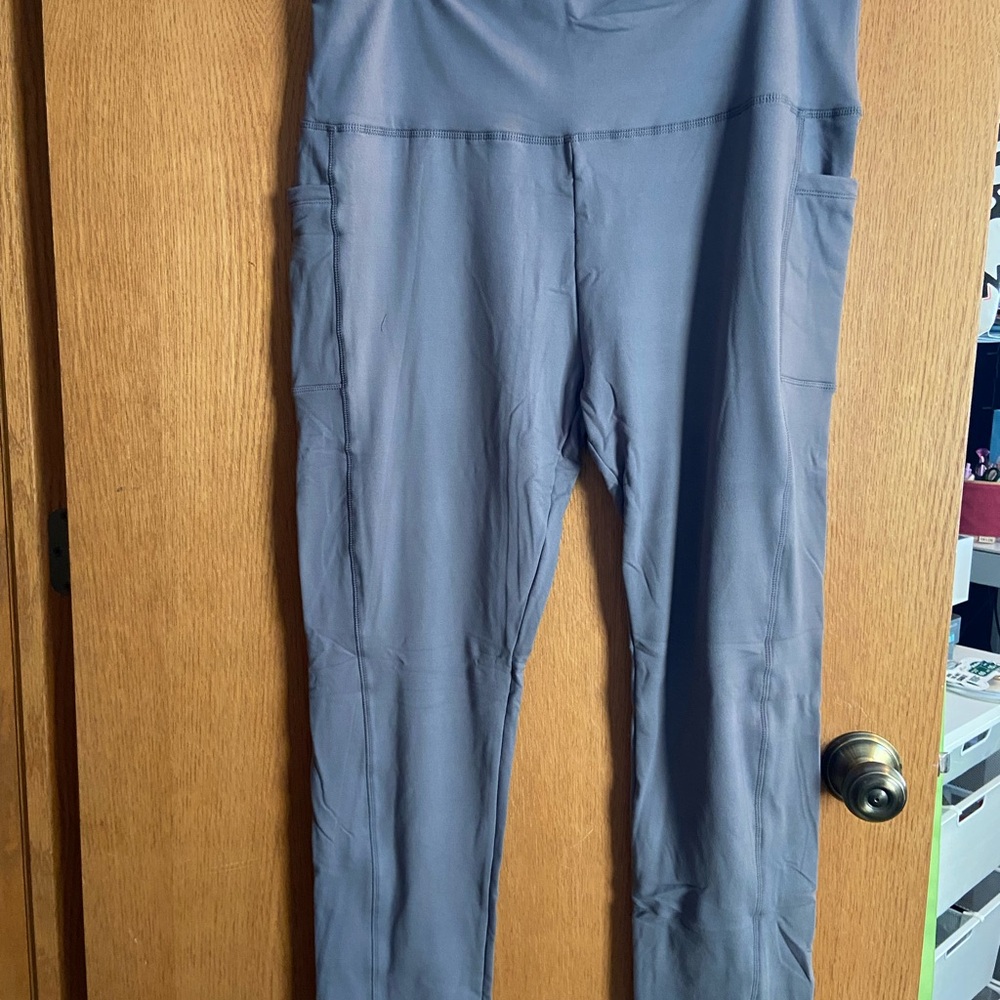 Gray High-Waisted Leggings BNWOT